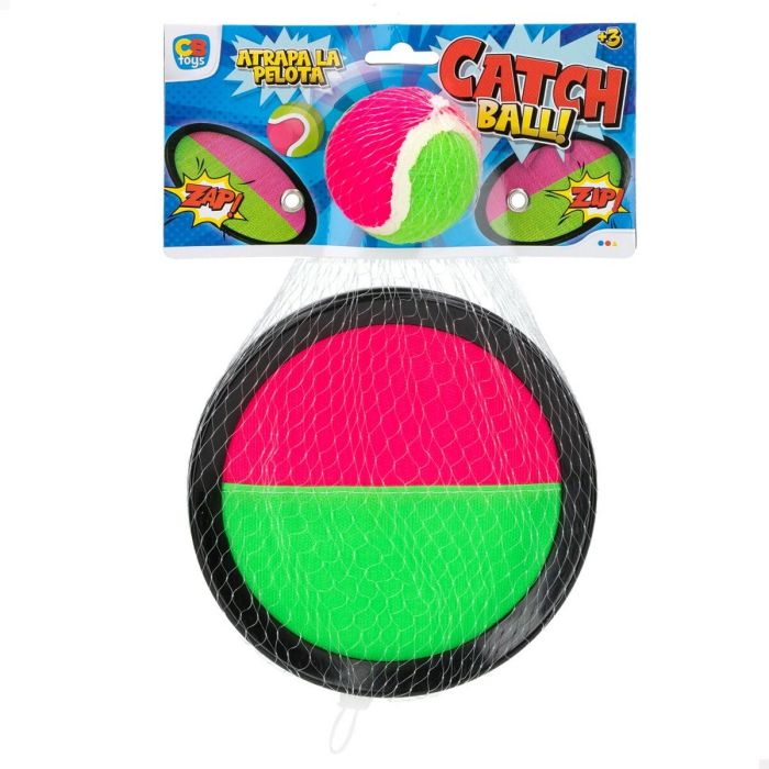 Juguete de Playa Colorbaby Catch Ball 20 x 2 x 20 cm Velcro (12 Unidades) 1