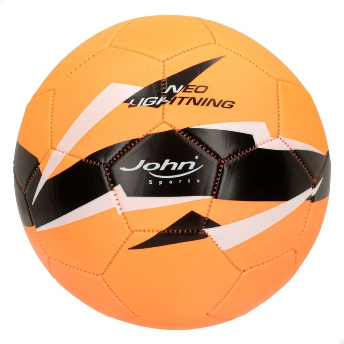 Balón de Fútbol John Sports World Star 5 Ø 22 cm Cuero Sintético (12 Unidades) 3