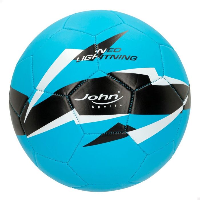 Balón de Fútbol John Sports World Star 5 Ø 22 cm Cuero Sintético (12 Unidades) 2