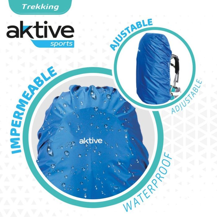 Funda Impermeable para Mochila Aktive Azul 3