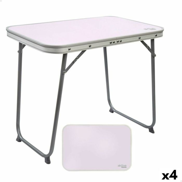 Mesa Plegable Aktive 60 x 50 x 40 cm (4 Unidades)