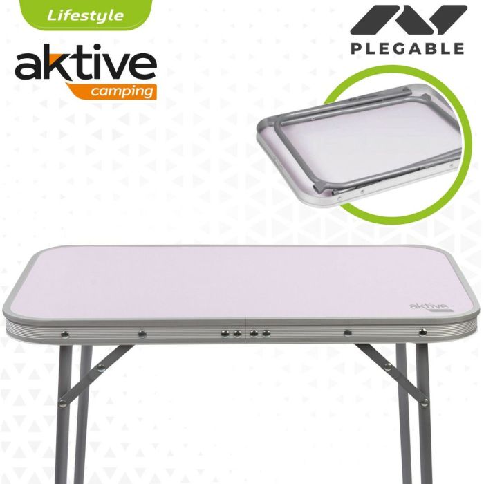 Mesa Plegable Aktive 60 x 50 x 40 cm (4 Unidades) 4