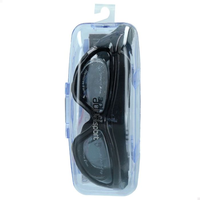 Gafas de Natación para Adultos AquaSport Negro (12 Unidades) 1