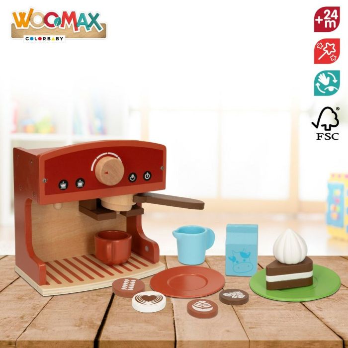 Cafetera de juguete Woomax 18 x 18 x 10 cm (4 Unidades) 3