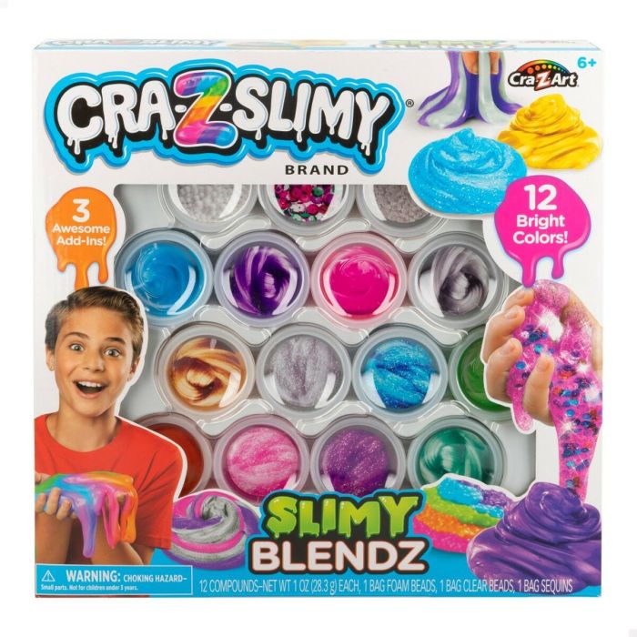 Juego de Plastilina Cra-Z-Art Slimy Blendz (4 Unidades) Slime 1