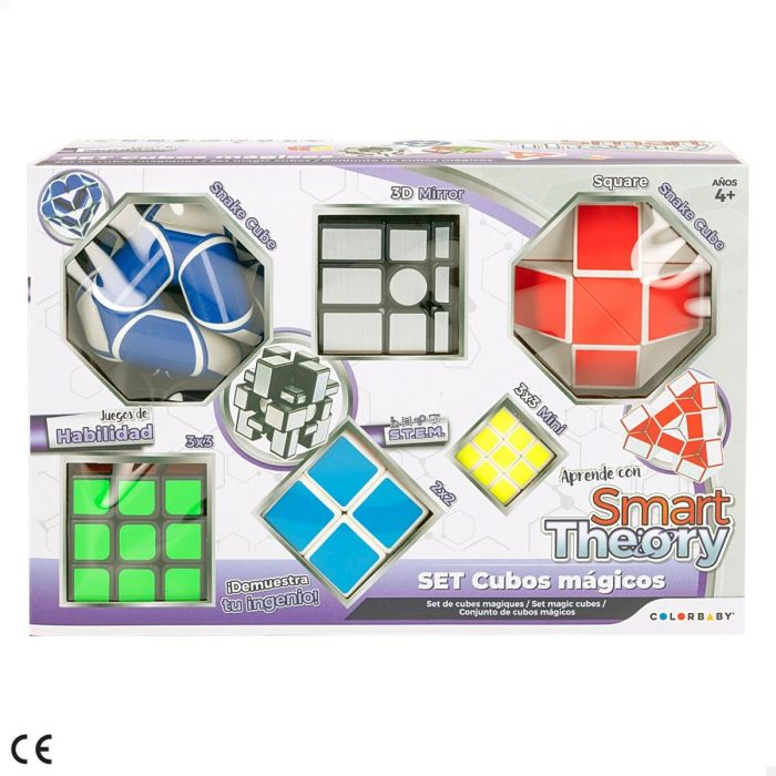 Cubo de Rubik Colorbaby Smart Theory 6 Piezas 4 Unidades 1