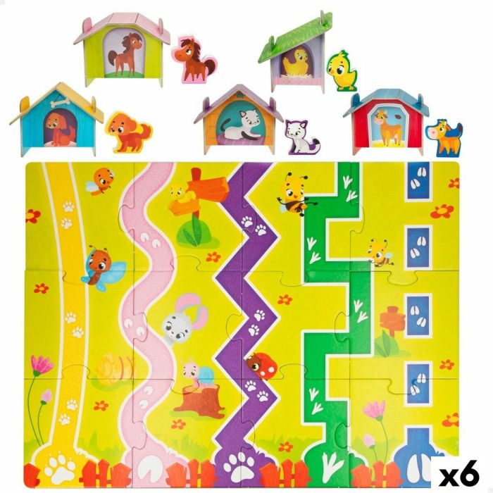 Puzzle Infantil Lisciani Granja 27 Piezas 48 x 1 x 36 cm (6 Unidades)