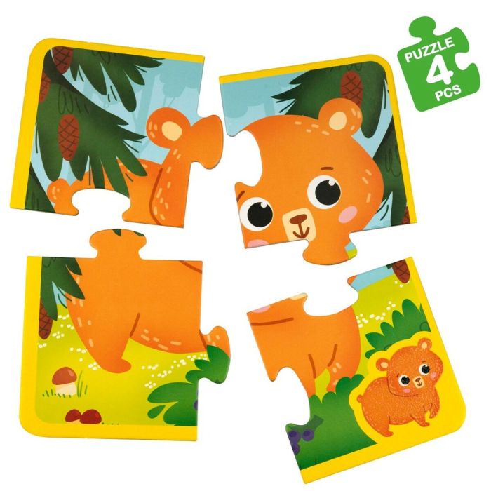 Puzzle Infantil Lisciani Táctil 24 Piezas 16 x 0,1 x 16 cm (6 Unidades) 4