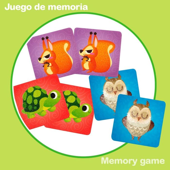 Juego de Memoria Lisciani Puzzle Infantil Táctil 24 Piezas 7 x 0,1 x 7 cm (6 Unidades) 5
