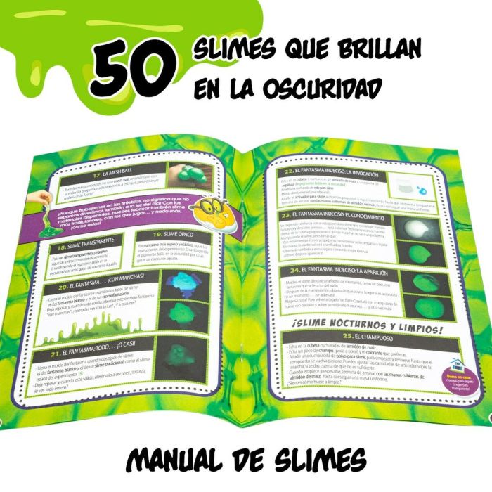Juego de Ciencia Lisciani Night Slime ES (6 Unidades) 3