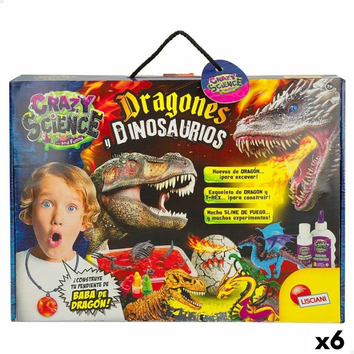 Juego de Ciencia Lisciani Dragones y dinosaurios ES (6 Unidades)