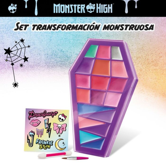 Set de Maquillaje Infantil Monster High Feeling Fierce 10 x 16,5 x 2 cm 4 Unidades 4