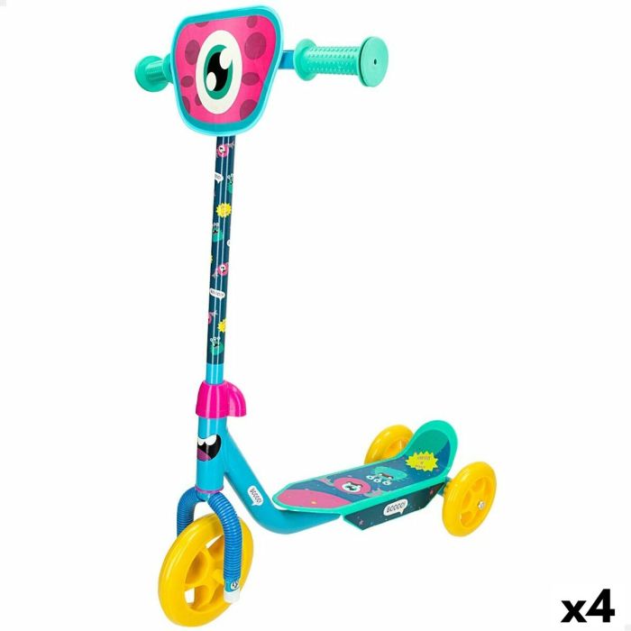 Patinete Colorbaby Monstruo (4 Unidades)