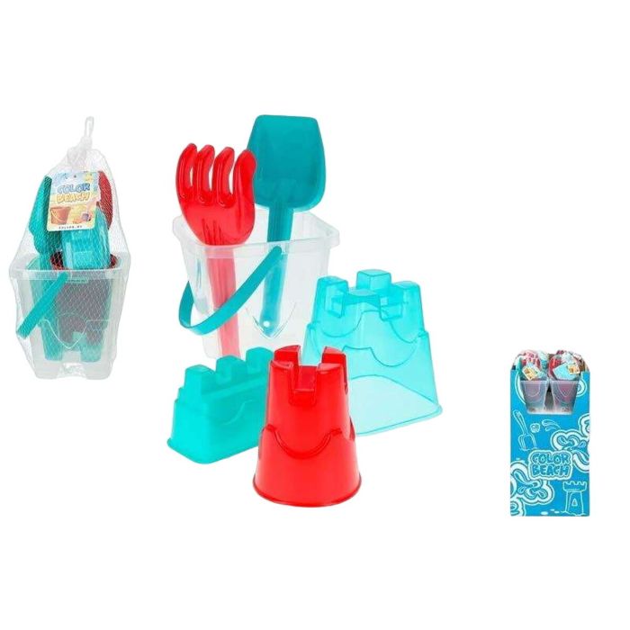 Set de Juguetes de Playa Colorbaby 17 cm 6 Piezas 1