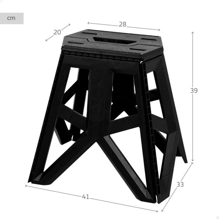 Taburete Plegable Aktive 41 x 39 x 33 cm (4 Unidades) 6