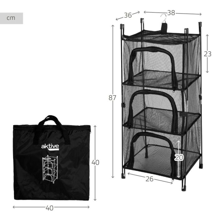 Estantería Aktive 38 x 87 x 36 cm 4 Unidades 3