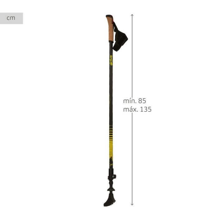 Bastón Trekking Aktive 4,5 x 135 x 3 cm (2 Unidades) 3