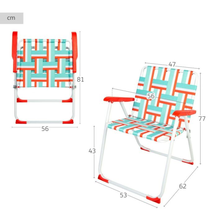 Silla de Playa Aktive 47 x 77 x 62 cm 3