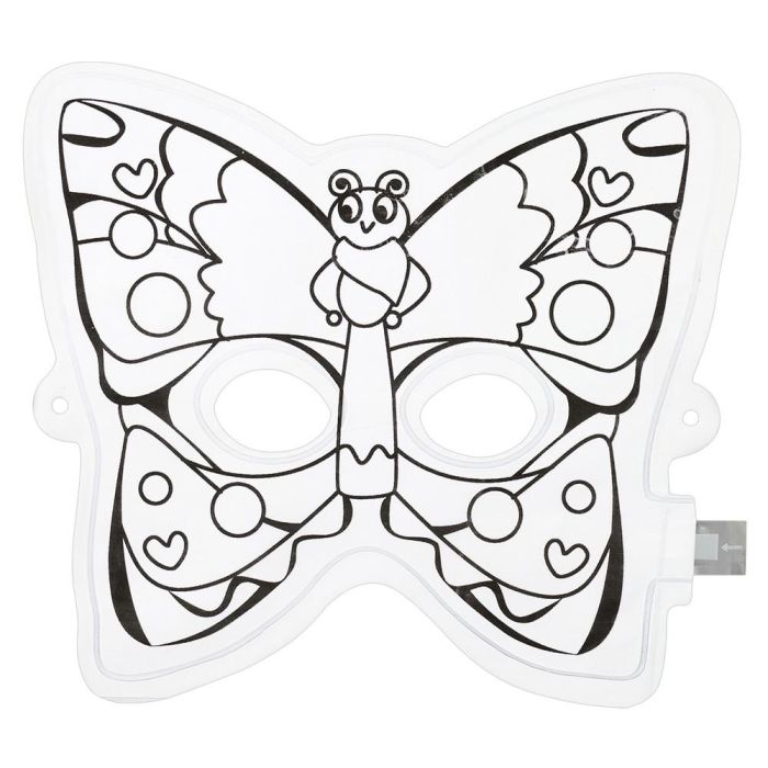 Jeux 2 momes Juego de 2 Máscaras Hinchables para Pintar con Rotuladores Incluidos Color 5