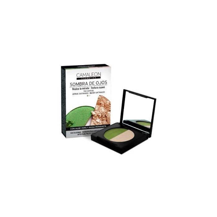 Camaleon Sombra De Ojos Duo Verde-Beige Camaleon Sombra De Ojos Duo Verde-Beige