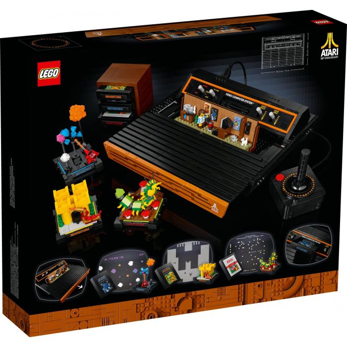 LEGO Icons 10306 Atari 2600, modelo para construir, consola de juguetes de video, para adultos 11 LEGO Icons 10306 Atari 2600, modelo para construir, consola de juguetes de video, para adultos 11