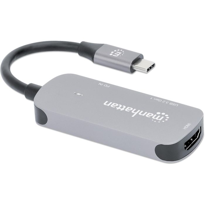 MANHATTAN 3-in-1 Dock USB-A/USB-C PD 4K60 HDMI USB USB-C PD 3 MANHATTAN 3-in-1 Dock USB-A/USB-C PD 4K60 HDMI USB USB-C PD 3
