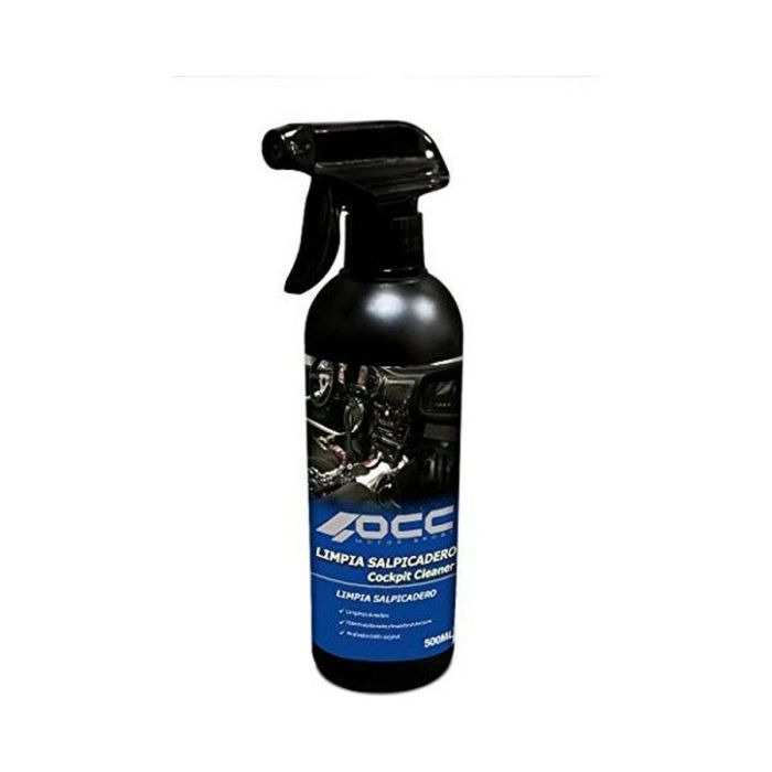 Occ Motorsport OCC47087 Limpia Salpicaderos Coche Profesional 500 mL - Limpiador de Interiores, Higienizante, Antiestático, Acabado Satinado, Elimina Olores y Polvo