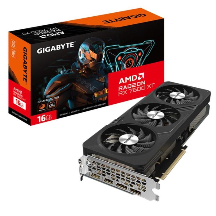 Tarjeta Gráfica Gigabyte Radeon RX 7600 XT Gaming OC/ 16GB GDDR6 Tarjeta Gráfica Gigabyte Radeon RX 7600 XT Gaming OC/ 16GB GDDR6