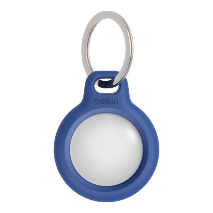 Belkin F8W973BTBLU Llavero para Apple AirTag Azul, Protección Duradera y Ajuste Perfecto para tus Llaves y Mochilas 1