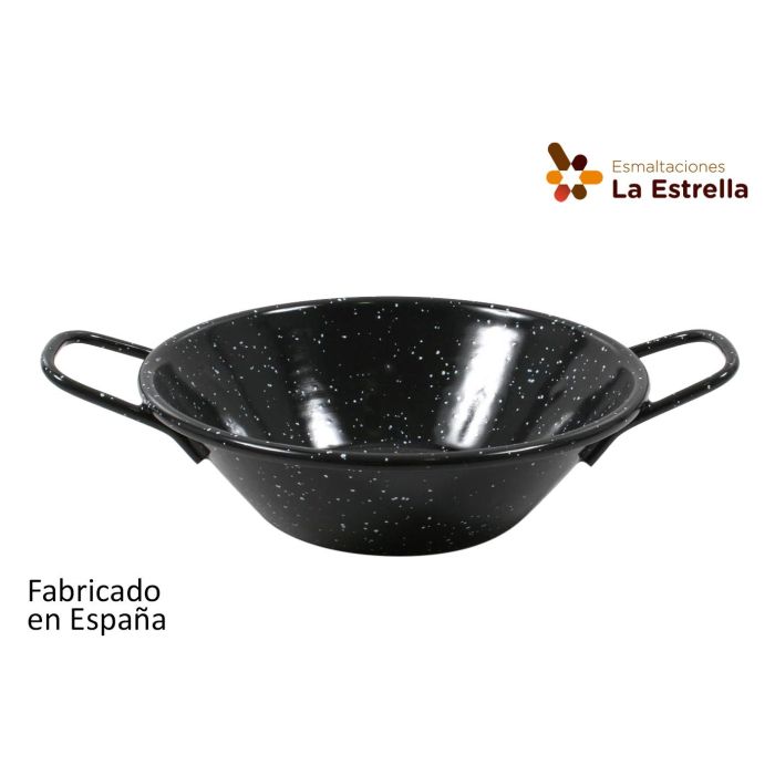 Paellera honda bordonada 14 cm 0.5L Jaspeada - La Estrella (12 Unidades) Paellera honda bordonada 14 cm 0.5L Jaspeada - La Estrella (12 Unidades)