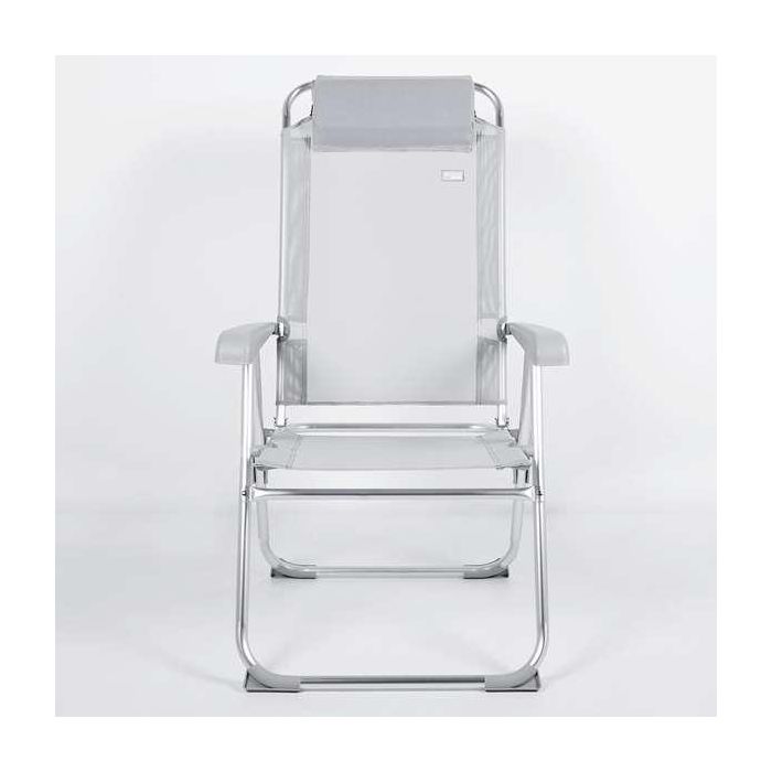 Silla camping aluminio y textileno reclinable aktive 44x55x101cm 2 Silla camping aluminio y textileno reclinable aktive 44x55x101cm 2