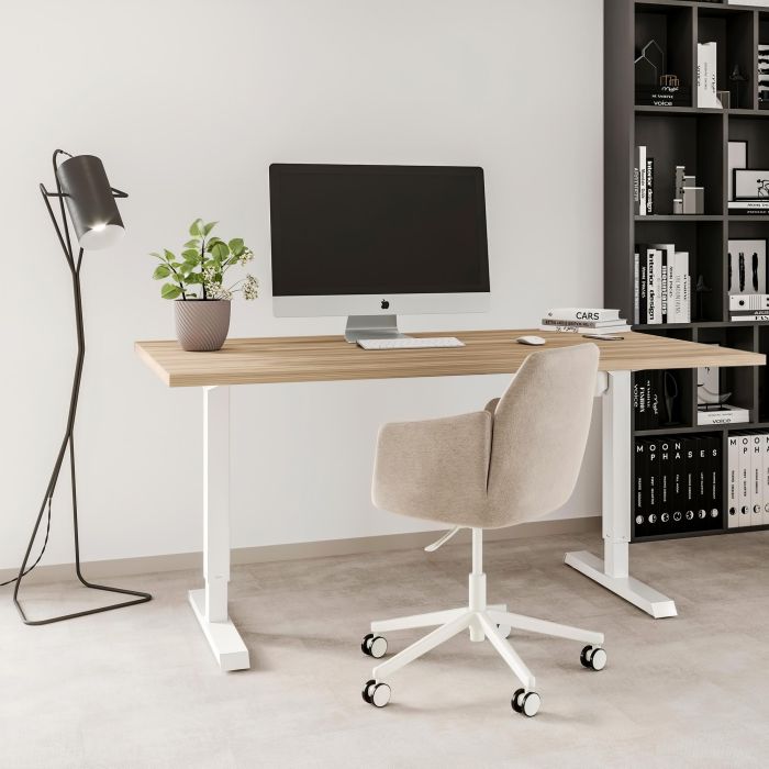 Emuca Mesa motorizada regulable en altura Lift Table, Acero, Pintado blanco 1 Emuca Mesa motorizada regulable en altura Lift Table, Acero, Pintado blanco 1