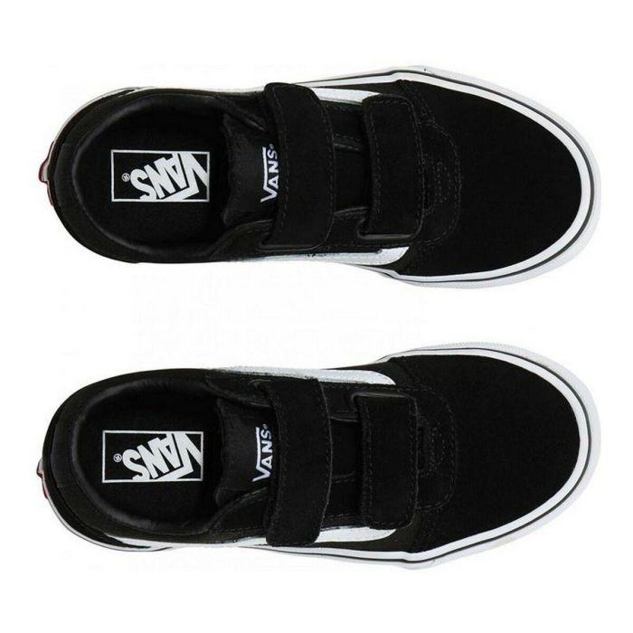 Zapatillas Casual Niño Vans Ward V Negro Velcro 4 Zapatillas Casual Niño Vans Ward V Negro Velcro 4