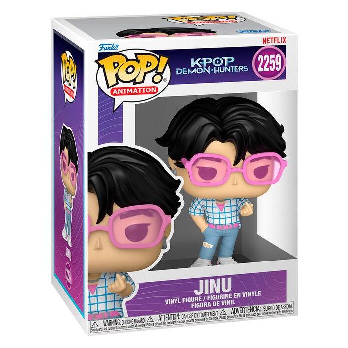 Funko POP Figura Vinilo Demon Hunters Jinu Kpop Figura de Colección en Caja Regalo