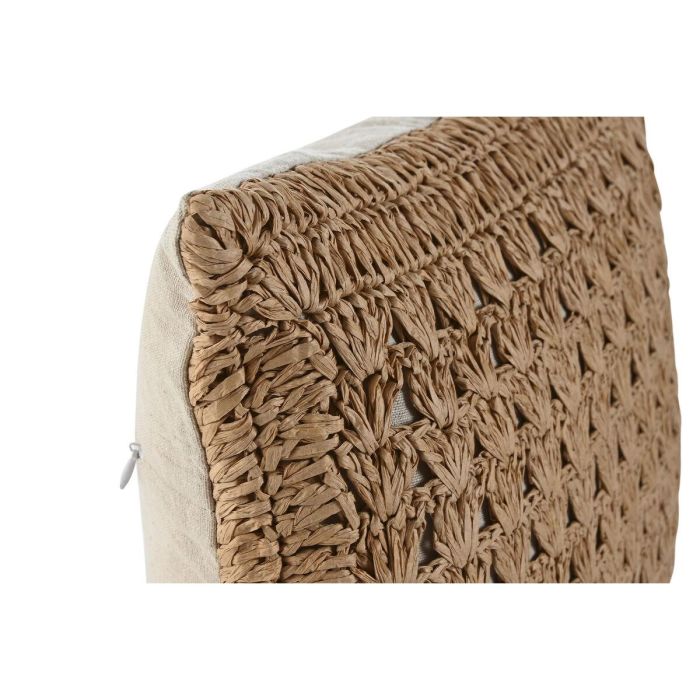 Cojin Tropical DKD Home Decor Natural 8 x 45 x 45 cm 3 Cojin Tropical DKD Home Decor Natural 8 x 45 x 45 cm 3