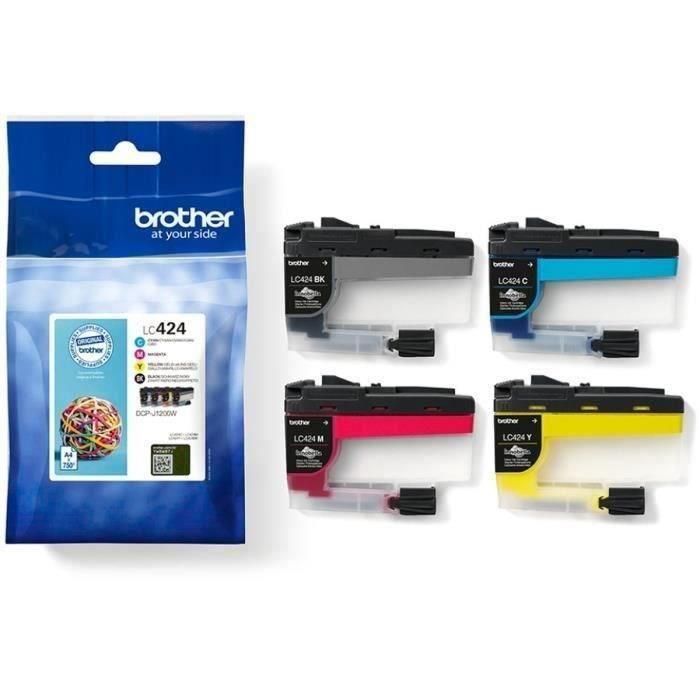 Brother Tinta Bk - C - M - Y para DCP-J1200W, Cuatricolor Brother Tinta Bk - C - M - Y para DCP-J1200W, Cuatricolor
