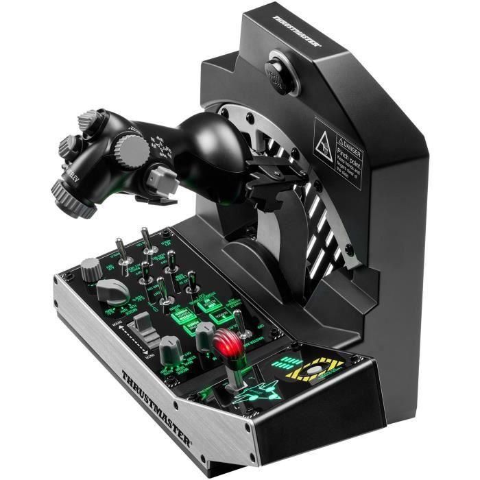 Thrustmaster VIPER TQS MISSION PACK Negro USB Joystick/Palanca de control lateral + cuadrante de aceleración PC 3