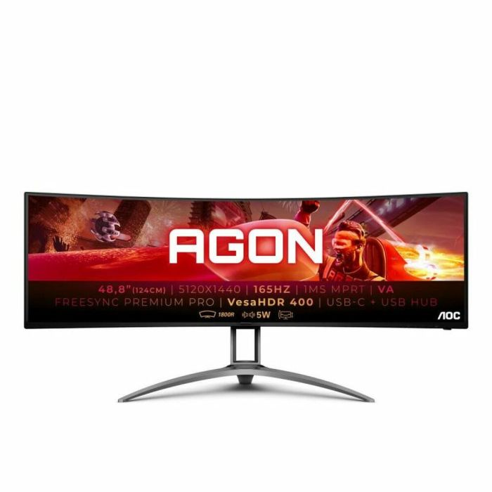 Monitor AOC AOC AGON AG493UCX2 DQHD 165 Hz Quad HD 165 Hz 49" 2