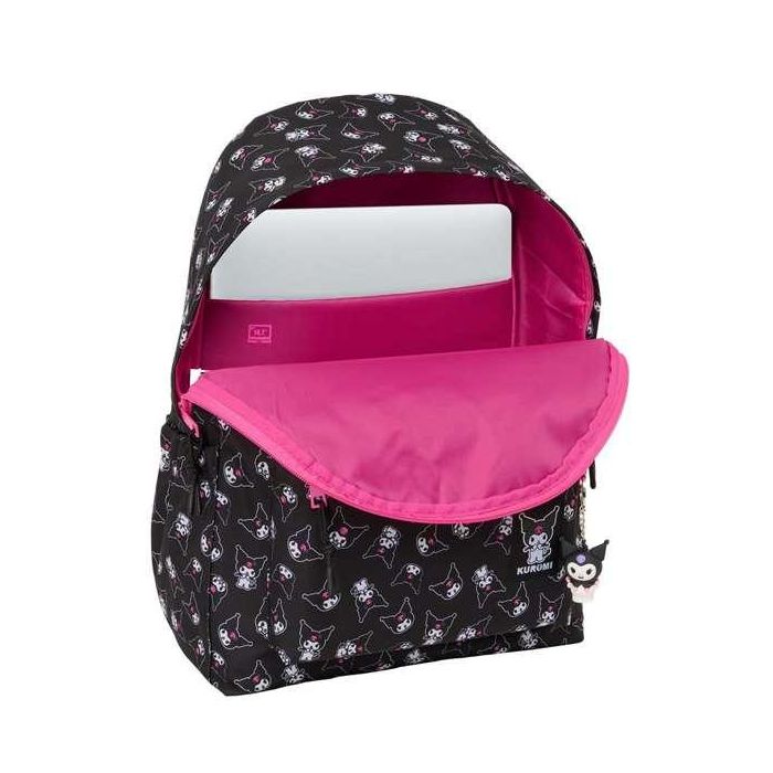 Safta Mochila para Portátil 14.1 pulgadas Kuromi. Medidas: Largo 430 mm, Ancho 310 mm, Fondo 130 mm. 2 Safta Mochila para Portátil 14.1 pulgadas Kuromi. Medidas: Largo 430 mm, Ancho 310 mm, Fondo 130 mm. 2