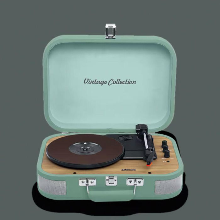 Tocadiscos Muse MT-201WG Verde Turquesa 2 Tocadiscos Muse MT-201WG Verde Turquesa 2
