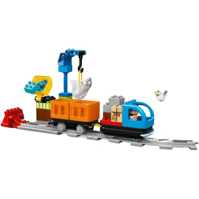 Lego Duplo Juego de Construcción Tren de Mercancías, 105 piezas, Edad 2-5 años, Funciona con pilas LR03 2 Lego Duplo Juego de Construcción Tren de Mercancías, 105 piezas, Edad 2-5 años, Funciona con pilas LR03 2