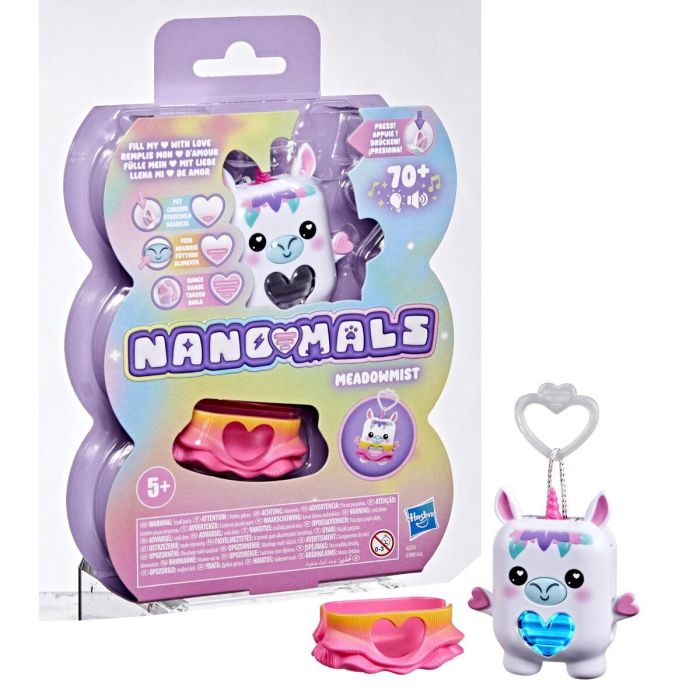 Hasbro HASG2210ES0 Nano-mals Meadowmist el Unicornio, compañero electrónico, más de 70 reacciones, para niños mayores de 5 años 2