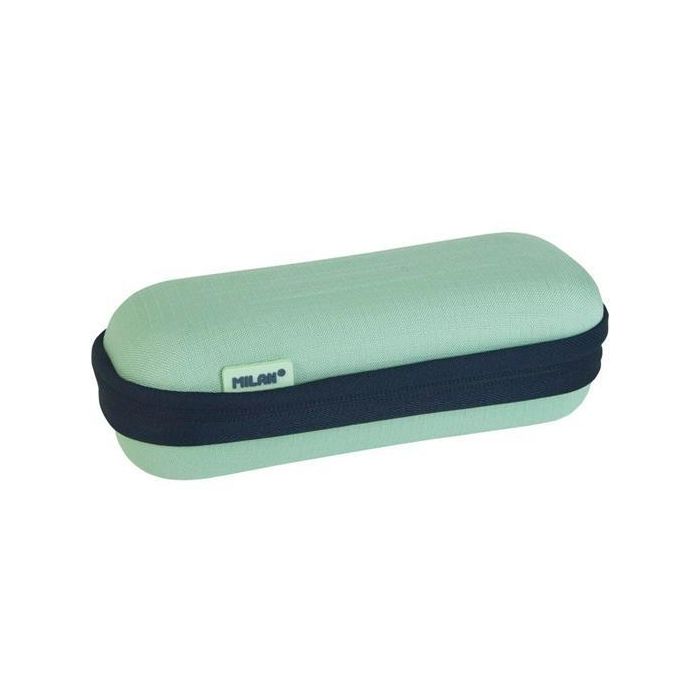 Milan Estuche Portatodo Ovalado Semirrígido Serie 1918, Verde - Protección para Cables y Complementos Electrónicos Milan Estuche Portatodo Ovalado Semirrígido Serie 1918, Verde - Protección para Cables y Complementos Electrónicos