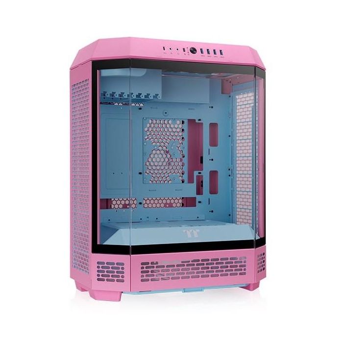 Thermaltake The Tower 600 Bubble Pink - Caja PC Midi Tower Gaming Rosa ATX/Micro ATX/Mini-ITX con Panel de Vidrio Templado 2