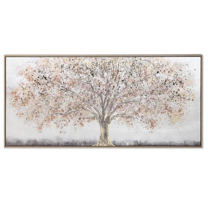 Cuadro Cottage DKD Home Decor Dorado Gris 3.8 x 60 x 119.5 cm (2 Unidades)