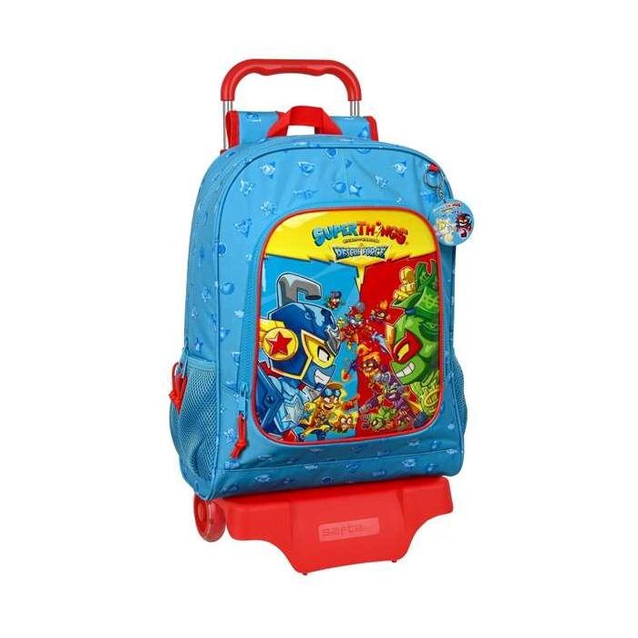 Mochila Escolar con Ruedas SuperThings Rescue force 32 x 42 x 14 cm Azul 5