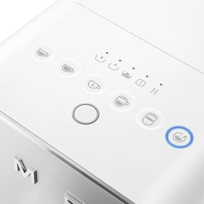 Smeg Super-Automatic Coffee Maker White BCC13WHMEU 4 Smeg Super-Automatic Coffee Maker White BCC13WHMEU 4