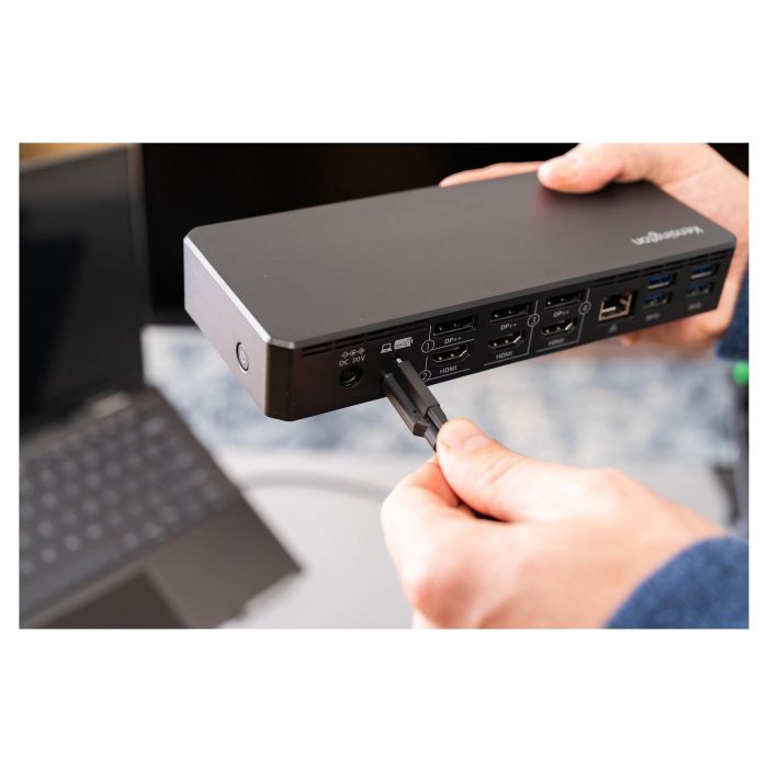 Kensington SD4781P Replicador de Puertos USB-C/A Dual 4K con Suministro de Potencia de 100W 9