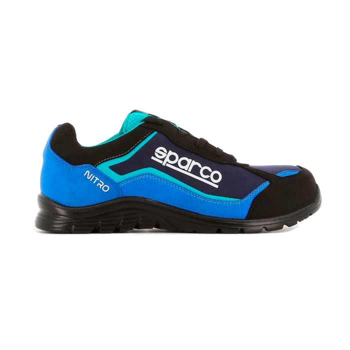Sparco S0752248NRAZ Zapatillas Seguridad Nitro Petter S3 SRC ultraligeras running sin metal Microfibra Hidrófugas Negro-Azul Talla 48 Sparco S0752248NRAZ Zapatillas Seguridad Nitro Petter S3 SRC ultraligeras running sin metal Microfibra Hidrófugas Negro-Azul Talla 48