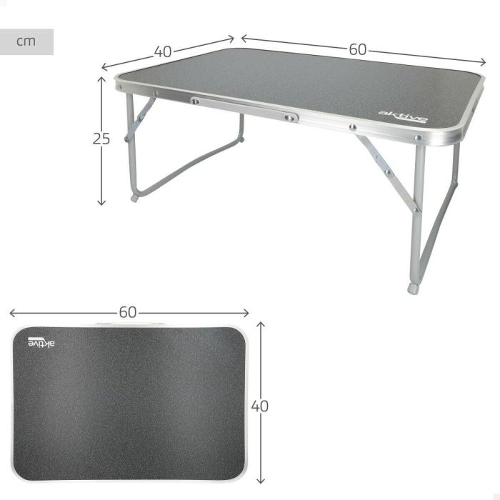 Mesa Plegable Aktive 60 x 25 x 40 cm (6 Unidades) 3